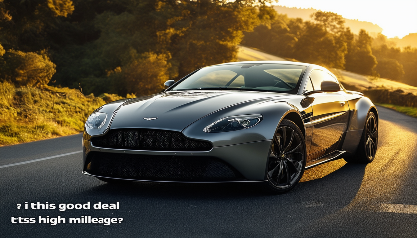 découvrez si l'aston v8 vantage est une bonne affaire malgré un kilométrage élevé. analysez ses performances, son entretien et sa valeur sur le marché pour faire le bon choix avant d'investir dans cette voiture emblématique.