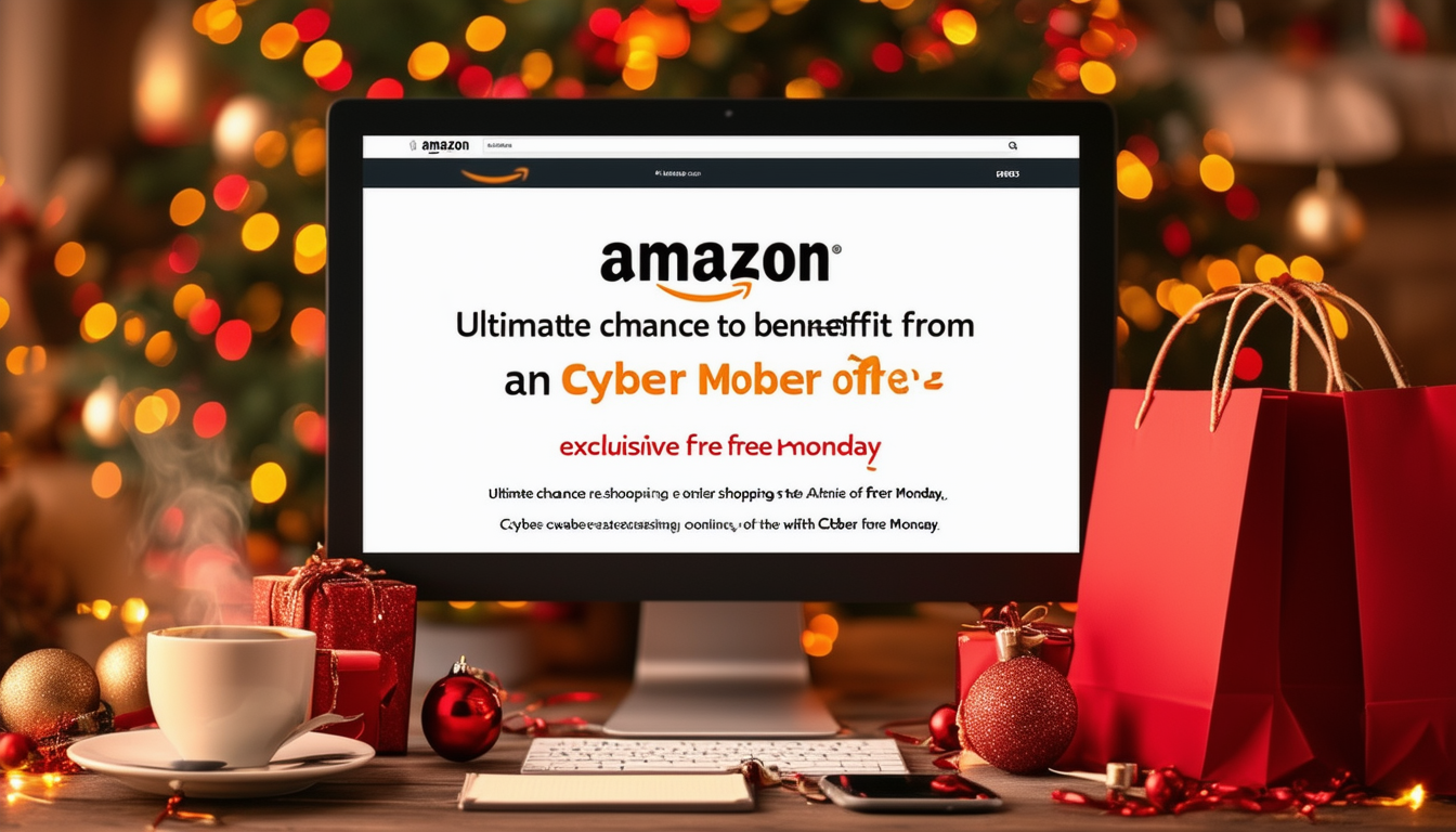 découvrez notre offre gratuite exclusive pour le cyber monday sur amazon ! ne manquez pas cette ultime chance de profiter d'avantages exceptionnels et d'économies incroyables. faites vite, l'offre est limitée !