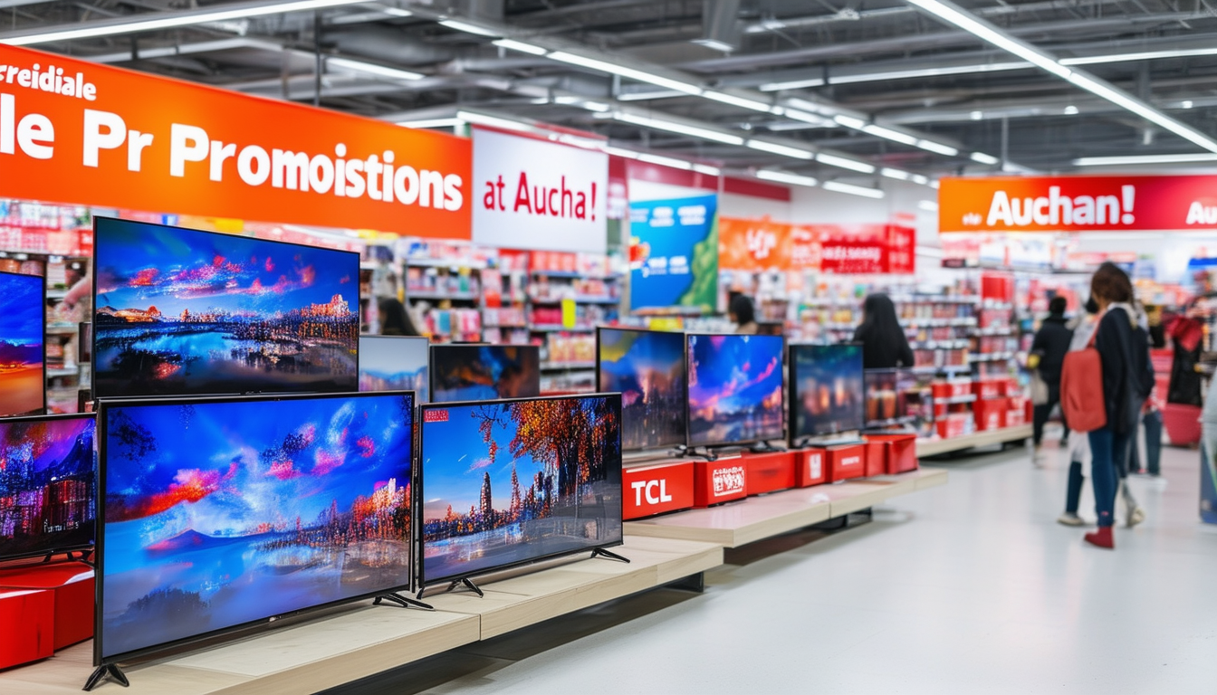 découvrez les meilleures astuces pour profiter des promotions incroyables d'auchan sur les téléviseurs tcl. ne manquez pas ces offres exceptionnelles qui font baisser les prix et vous permettent de dénicher le téléviseur parfait pour votre salon. profitez de ces réductions imbattables dès maintenant!