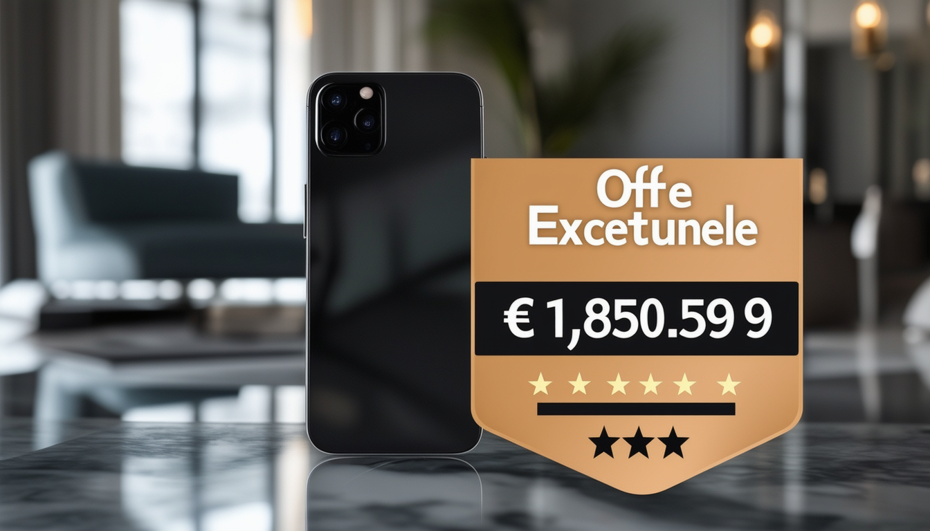 profitez d'une offre exceptionnelle sur l'iphone 16 pro max 1 to, noté 5 étoiles, à seulement 1 850,59 €. ne manquez pas cette occasion unique d'acquérir le dernier smartphone d'apple à un prix imbattable. faites l'expérience de la performance et de l'innovation avec ce modèle haut de gamme.